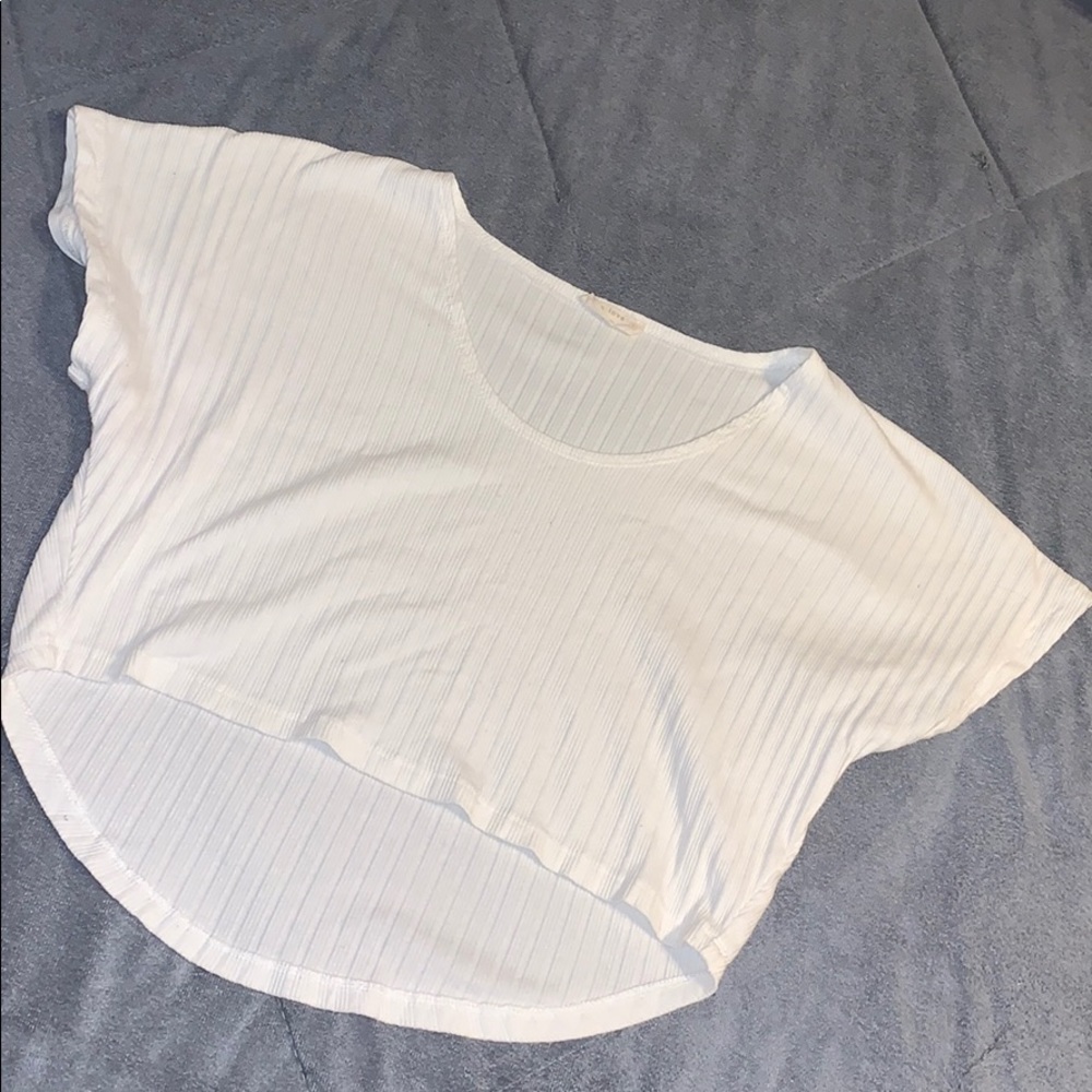 White Crop top